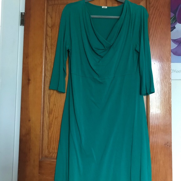J. Crew Dresses & Skirts - Jcrew 3/4 length cowl neck dress